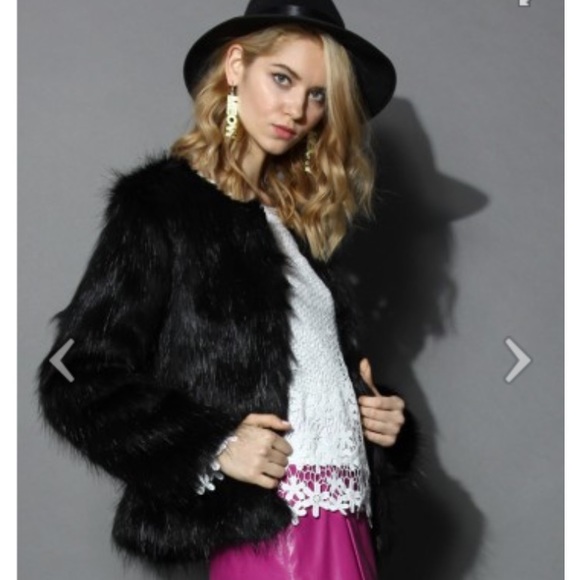 My chic faux fur in black - Picture 14 of 16